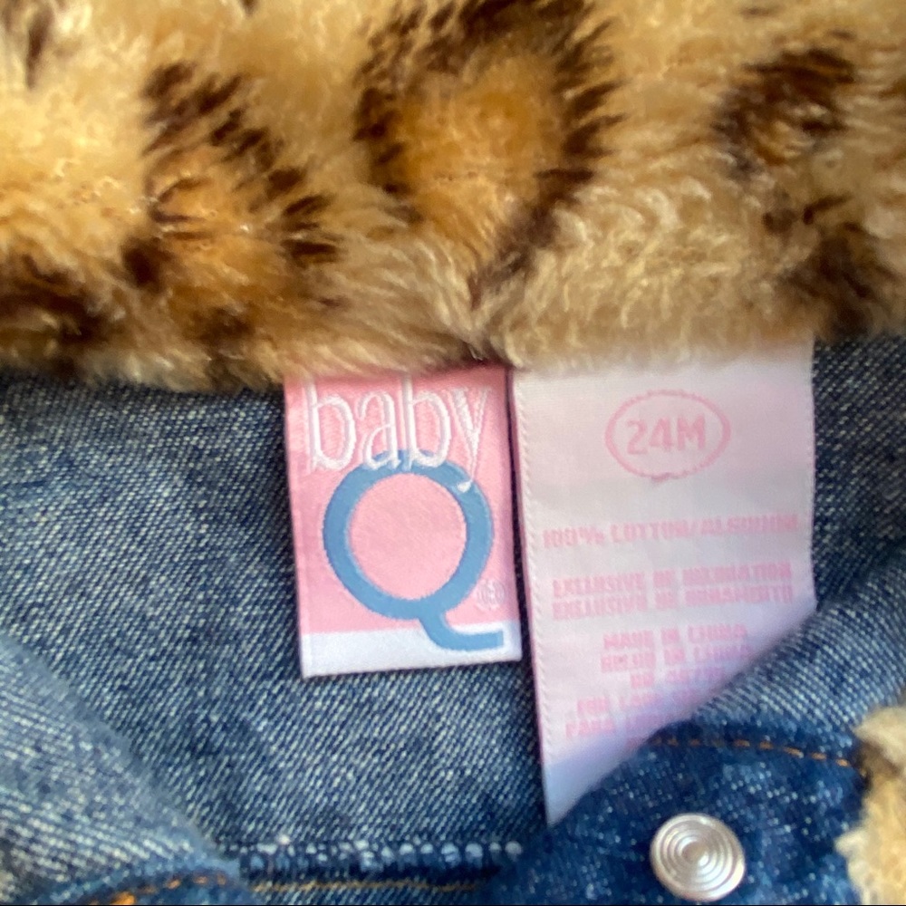 ๐๐ Baby Q Denim ButtonUp Girls Jacket Size 24M - Picture 4 of 10